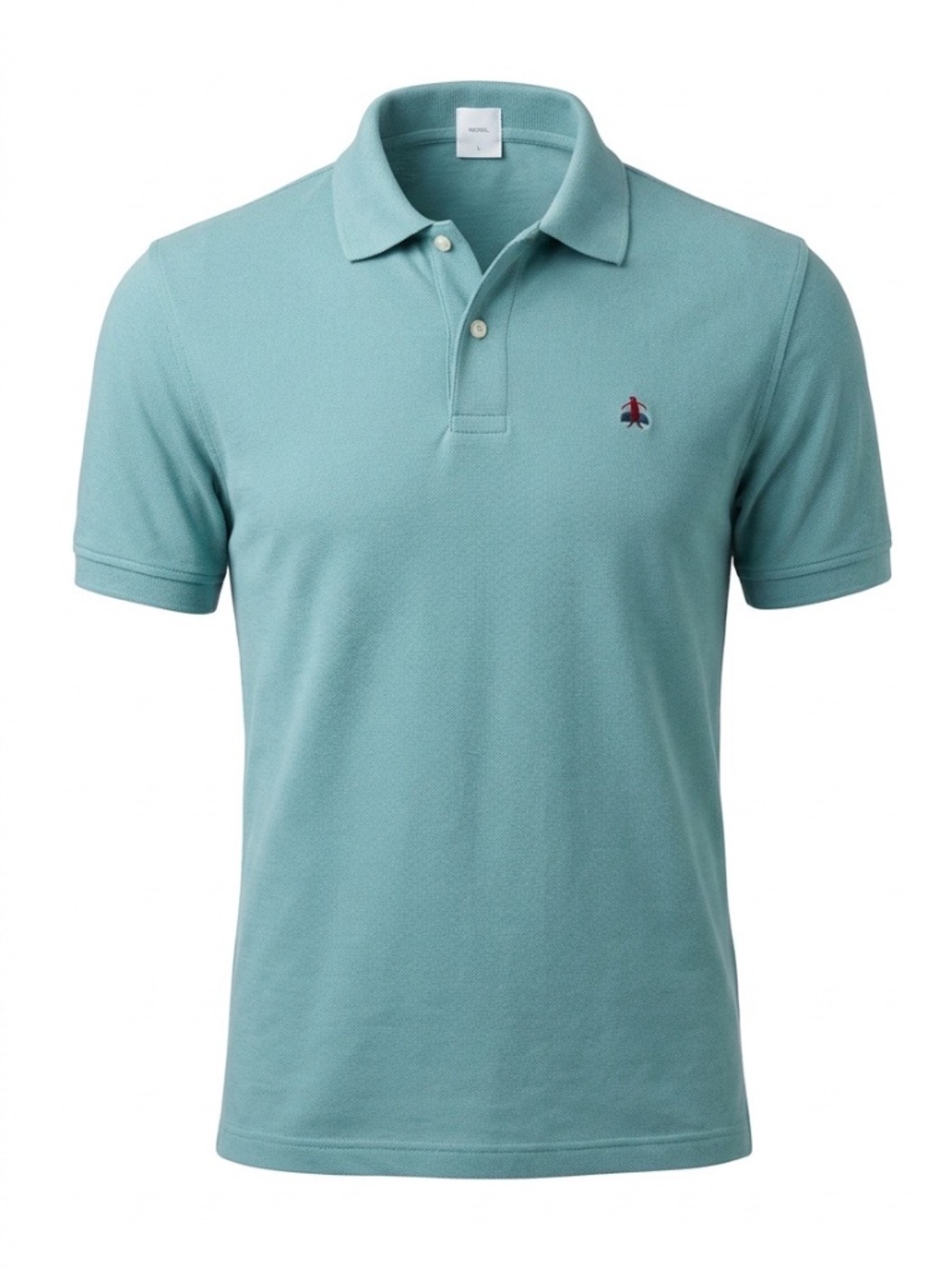 Brooks Brothers Solid Cotton Piqué Polo in Teal -size Large 🌟